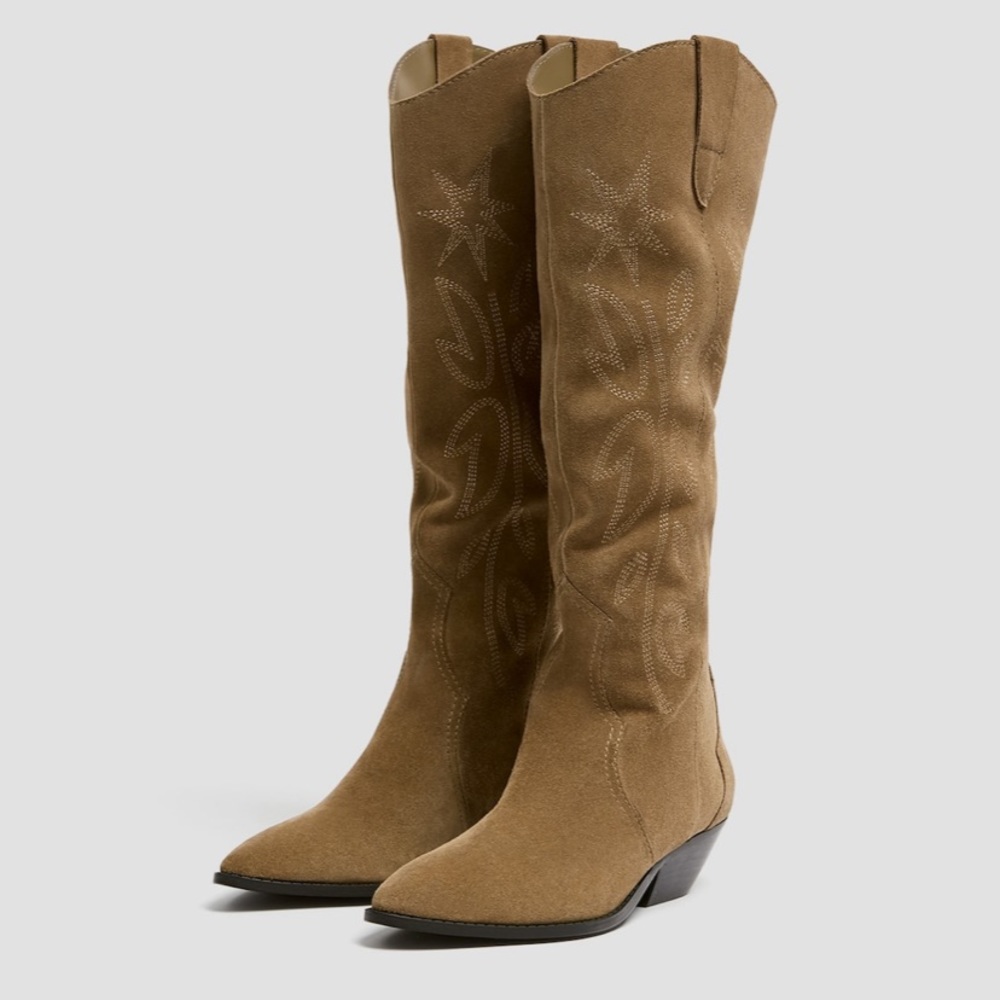 Leather Cowboy Boots
